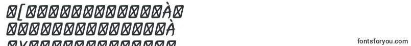 Czcionka MarvelousRex Italic – bengalskie czcionki